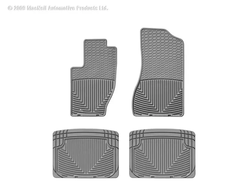 Wt Rubber Mats - Rear - Grey 1