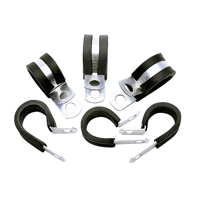 Russell Performance Cushion Clamps - Holds -12 An Hose (6 Pcs.) 1