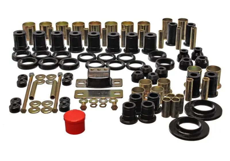 Energy Suspension 78-87 Oldsmobile Cutlass/442/F-85/Europa Black Hyper-Flex Master Bushing Set 1