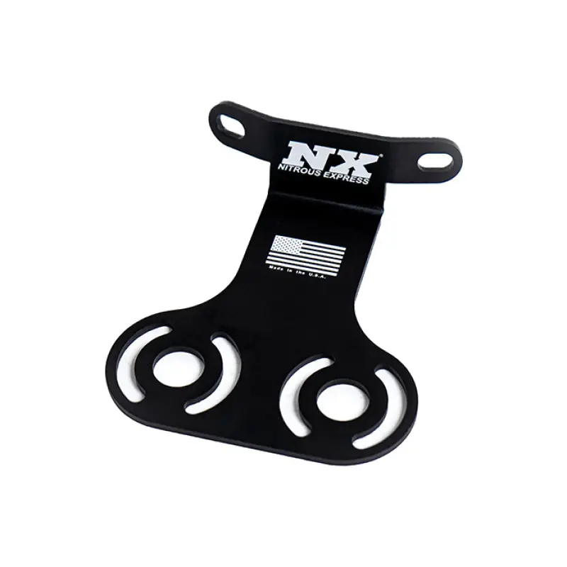 Nitrous Express 2024+ Ford Mustang 5.0L Dual Throttle Body Plate Solenoid Bracket 1