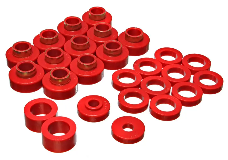 Energy Suspension Cj-8 Scrambler Body Mount - Red 1