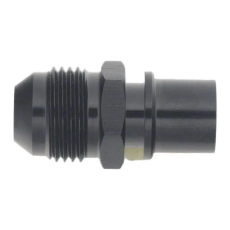 Deatschwerks 8An Male Flare To Toyota Module Quick Connect - Anodized Matte Black 1
