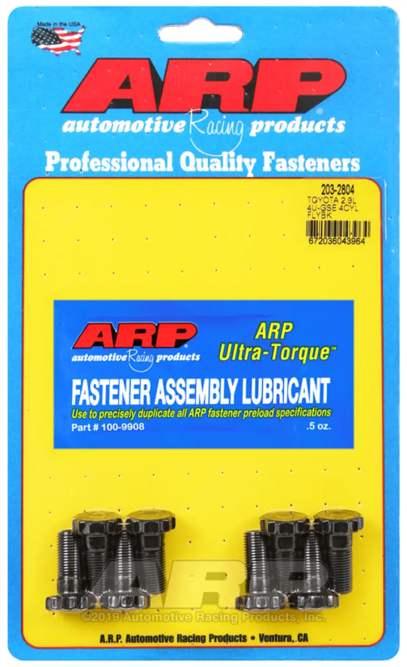 Arp Toyota 2.0L 4U-Gse 4Cyl Flywheel Bolt Kit 1