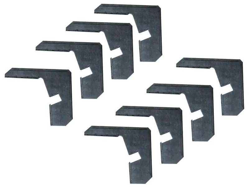 Lund 07-17 Chevy Silverado 1500 Crew Cab Ez Running Board Mounting Bracket Kit - Brite 1