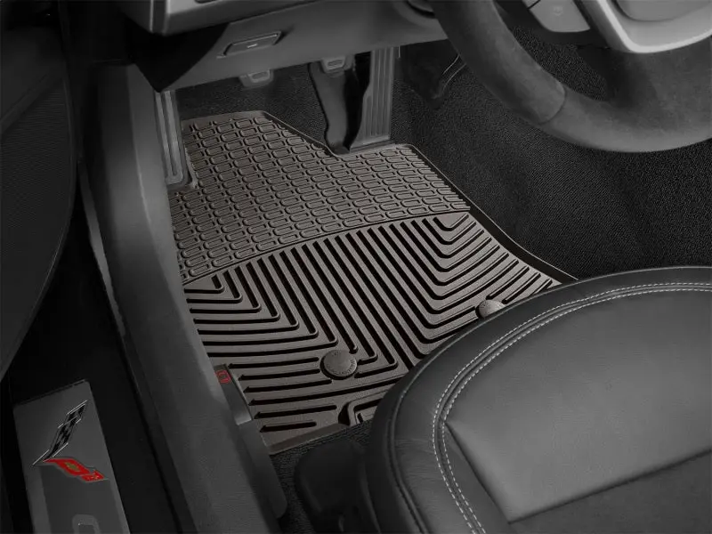 Weathertech 2016+ Jeep Grand Cherokee / Dodge Durango Front Rubber Mats - Cocoa 1