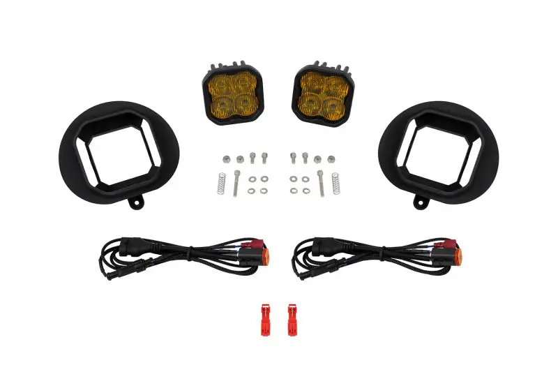Diode Dynamics 2003 Sierra Ss3 Sport Type Kit Abl Yellow Sae Fog 1