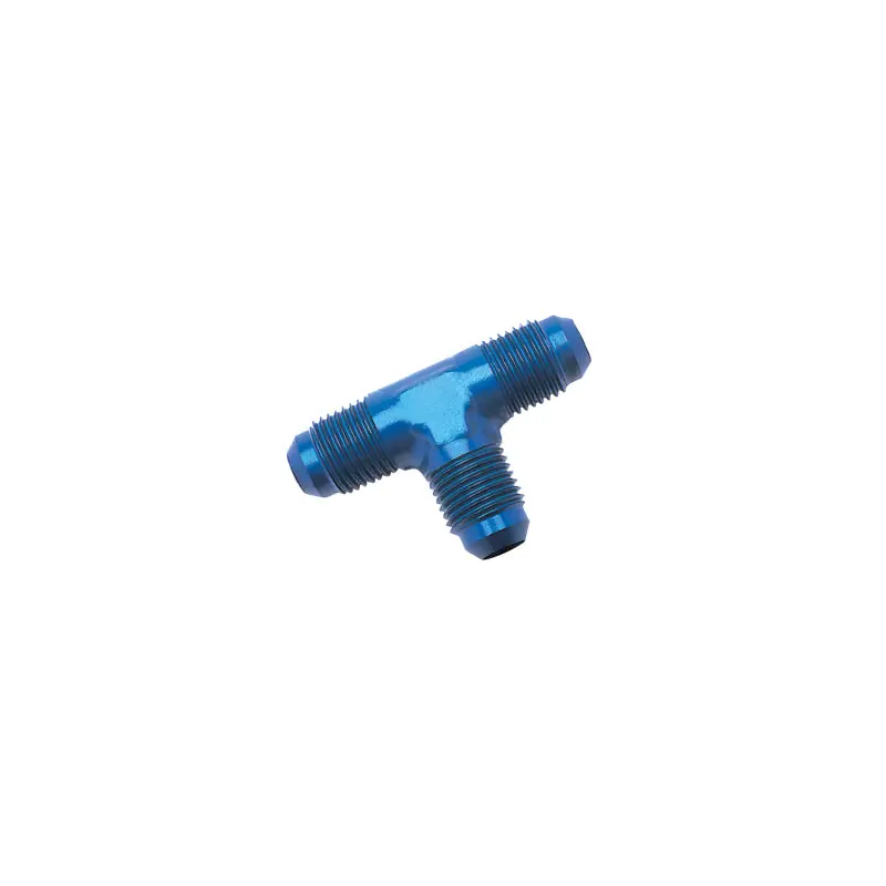 Russell Performance -16 An Npt Flare Tee Fitting (Blue) 1