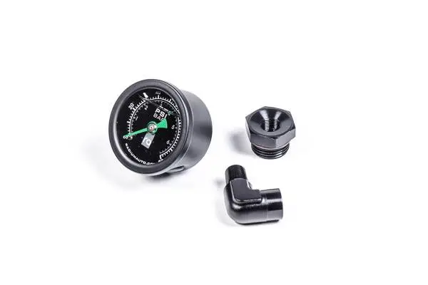Radium Engineering 08-17 Subaru Wrx Sti Fuel Pressure Gauge W/ 8An Orb Adapter 1