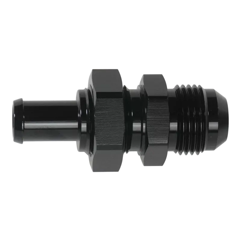 Deatschwerks An-10 Male Flare Bulkhead To 1/2In Hose Barb Straight 1