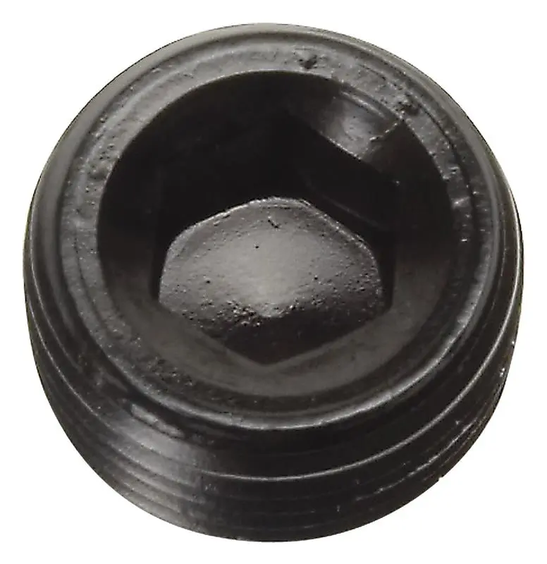 Russell Performance 1/4In Allen Socket Pipe Plug (Black) 1