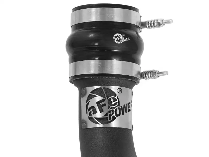 Afe Bladerunner 3In Black Intercooler Tube Hot Side W/ Couplings & Clamps 13-14 Dodge Ram 6.7L (Td) 2