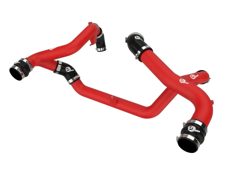 Afe 22-23 Ford Explorer Bladerunner Aluminum Hot And Cold Charge Pipe Kit - Red 1