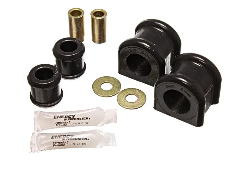 Energy Suspension 07-11 Jeep Wrangler Jk Black Front 31Mm Sway Bar And Endlink Bushing Set 2