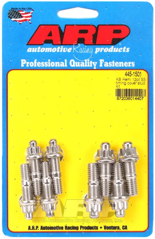 Arp Kb Hemi Ss 12Pt Timing Cover Stud Kit 1