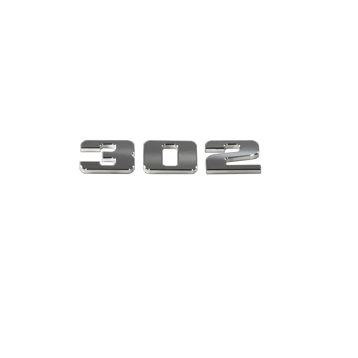 Upr 2011 Ford Mustang Style Billet 302 Emblem - Polished 1