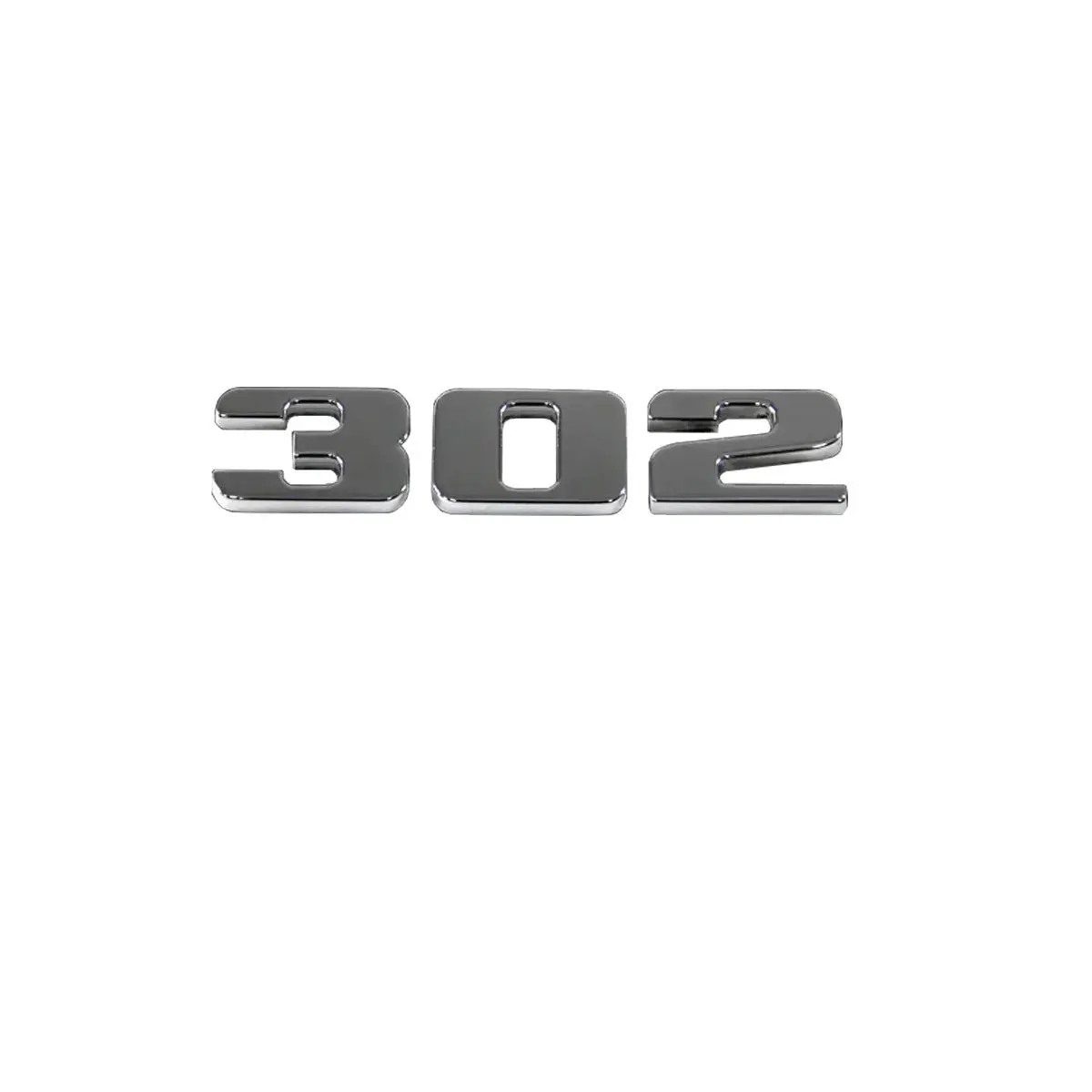 Upr 2011 Ford Mustang Style Billet 302 Emblem - Satin 1
