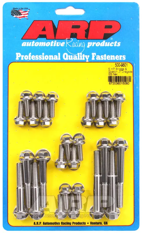 Arp 5 Hp Briggs & Straton Jr Dragster Ss Hex Acc Kit 1