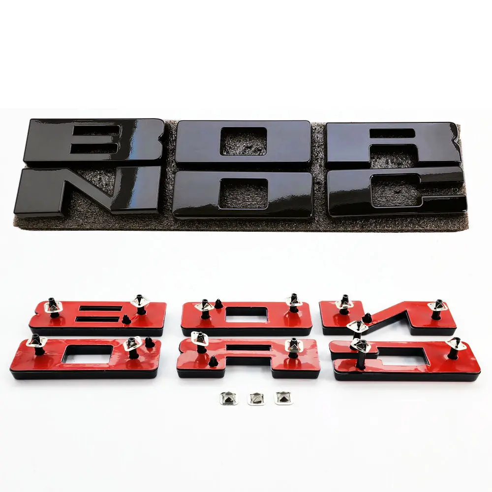 Upr 2021-2023 Chevy Bronco Front Grille Letters -Velocity Blue 1