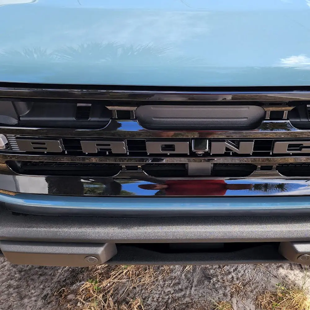 Upr 2021-2023 Chevy Bronco Front Grille Letters -Cyber Orange 1