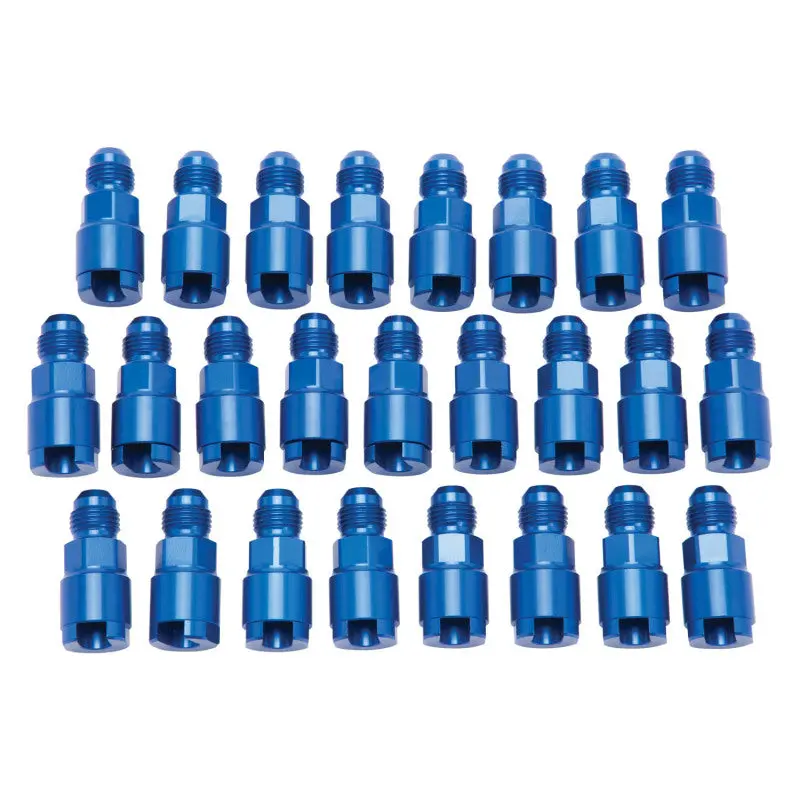 Russell Performance Adapter -6 An Male To 5/16In Quick Disconnect Screw - Blue (Bulk Pkg 25) 1