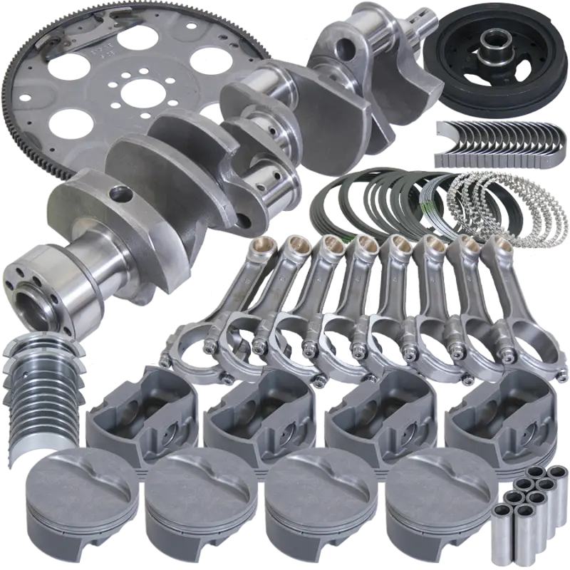 Eagle Chevy 350 1Pc 3.750In Crank 6.000In I-Beam Rod 4.040In Pistons 168 Tooth Fp Balanced Assembly 1
