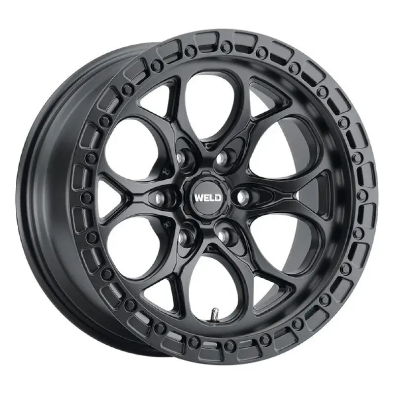 Weld Off-Road W108 17X9 Ledge 6X139.7 Et-12 Bs 4.50 Satin Black - 106.1 1