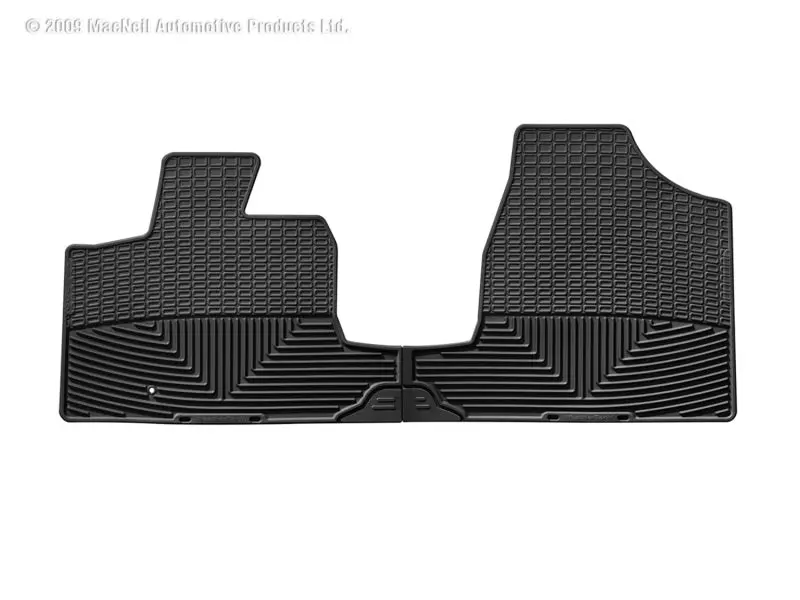 Weathertech 08+ Chrysler Town & Country Front Rubber Mats - Black 1