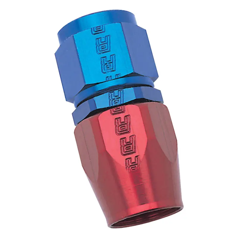 Russell Performance -12 An Red/Blue Straight Full Flow Hose End 2