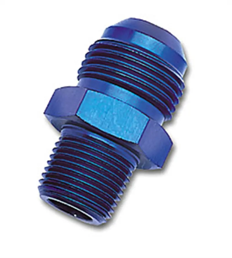 Russell Performance -6 An To 1/8In Npt Straight Flare To Pipe (Blue) 1