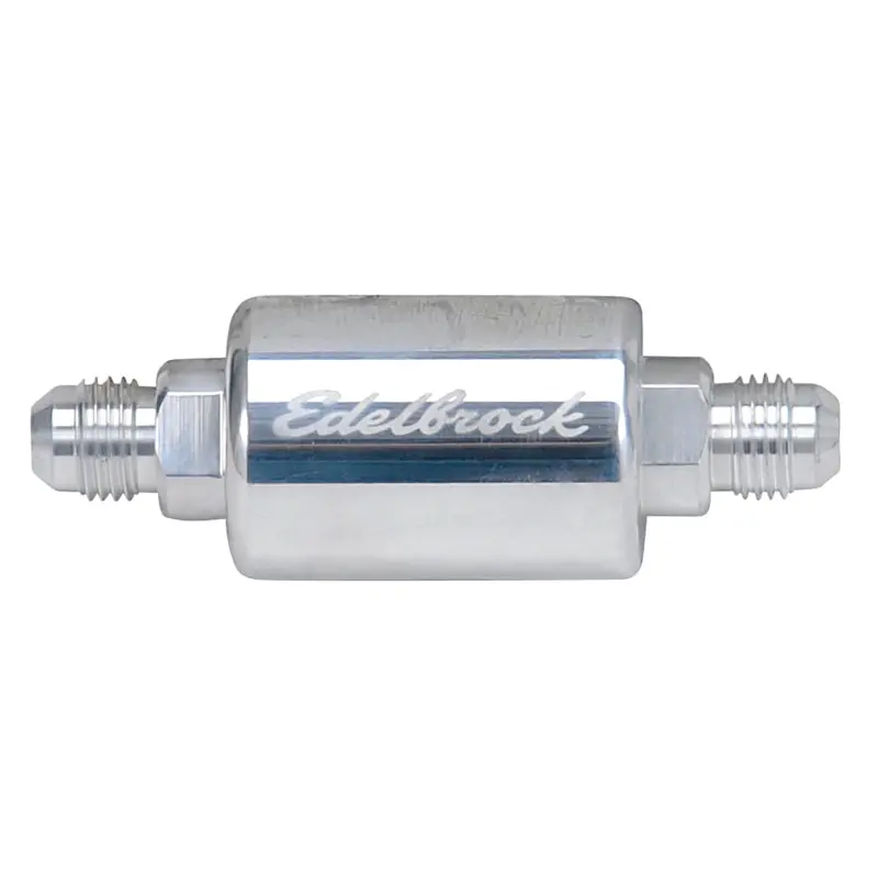 Russell Performance Polished Aluminum (3In Length 1-1/4In Dia. -6 Male Inlet/Outlet) 1