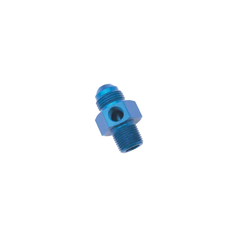 Russell Performance -6 An Flare To 3/8In Pipe Pressure Adapter (Blue) 1
