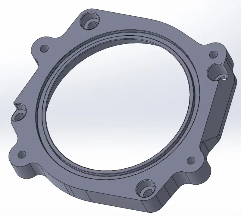 Vmp Performance Gt350 87Mm Throttle Body Adapter Plate To Predator Supercharger 1