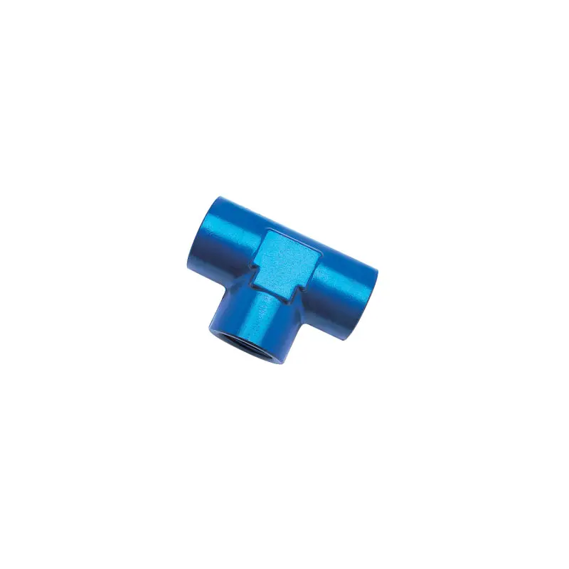 Russell Performance 3/8In Female Pipe Tee Fitting (Blue) 1