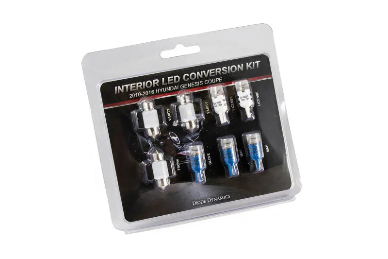 Diode Dynamics 10-16 Hyundai Genesis Coupe Interior Kit Stage 2 - Blue 1