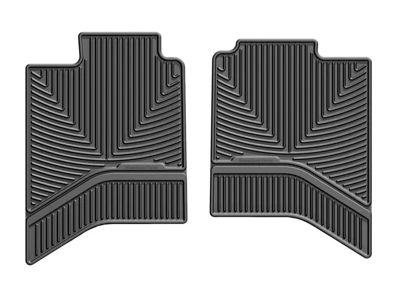 Weathertech 02-14 Dodge Ram Quad Cab Rear Rubber Mats - Black 1
