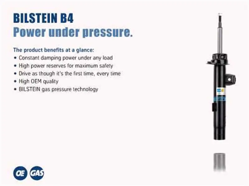 Bilstein B4 2001 Audi A3 Ambiente Rear Shock Absorber 1