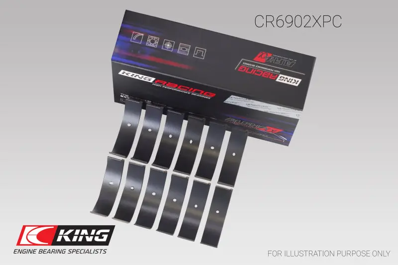 King Engine Bearings Nissan Vq35hr/Vq37vhr/Vr30dtt Pmaxkote Rod Bearing Set - Size Std 1