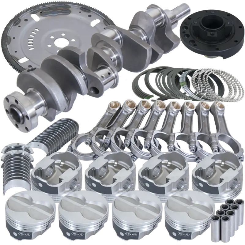 Eagle Ford 302 3.400In Crank 5.400In I-Beam Rods 4.000In Pistons 164 Tooth Fp Balanced Assembly 1