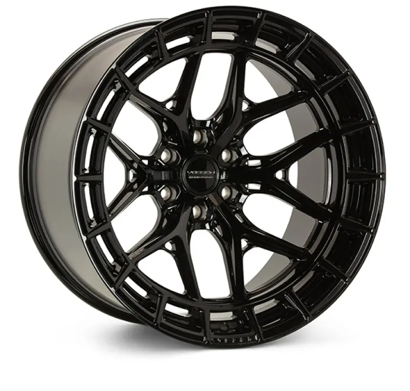 Vossen Hfx-6 24X10 - 6X139.7 - Et35 - Deep - 95.1 - Gloss Black Wheel 1