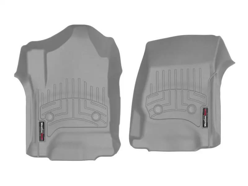 Weathertech 2014+ Chevrolet Silverado 1500 Front Floorliner - Grey (Fits W/ Floor Mounted Shifter) 1