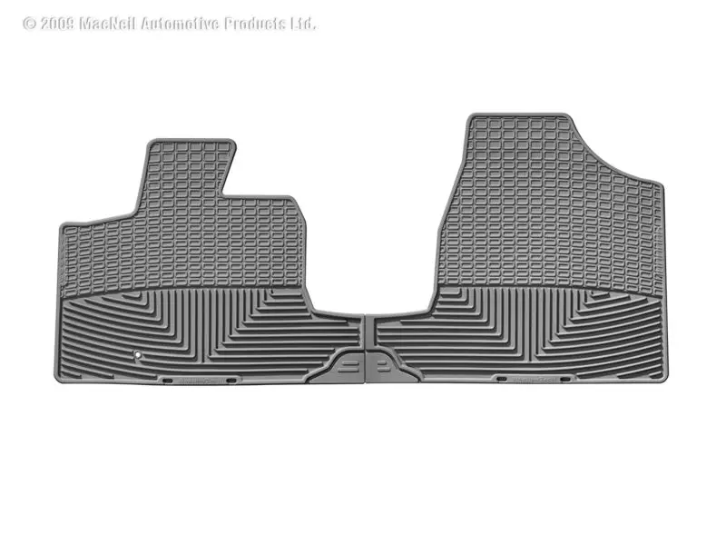 Weathertech 08+ Chrysler Town & Country Front Rubber Mats - Grey 1
