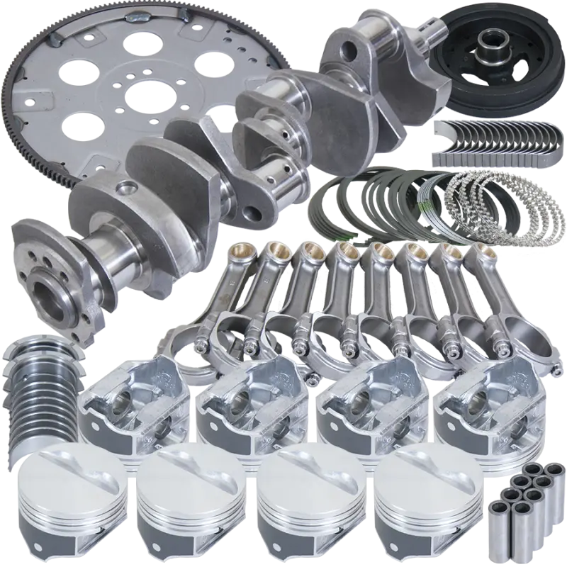 Eagle Chevy 350 1Pc 3.480In Crank 5.700In I-Beam Rods 4.030In Pistons 153 Tooth Fp Balanced Assembly 1