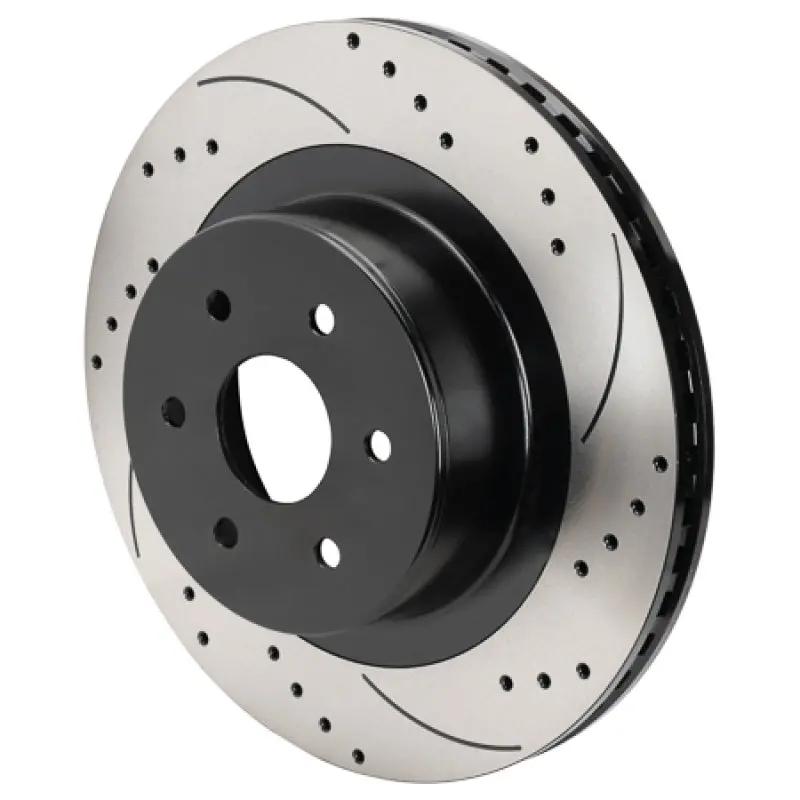 Wilwood 6X5.5 Srp Drilled Performance Rear Rotor & Hat R/H - Black 1