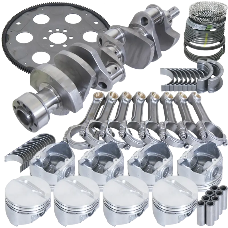 Eagle Chevy 350 1Pc 3.750In Crank 5.700In I-Beam Rods 4.060In Pistons 153 Tooth Fp Balanced Assembly 1
