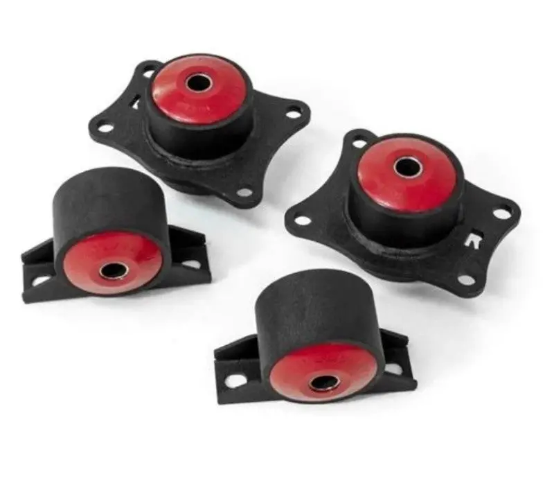 Innovative 00-09 Honda S2000 F-Series Black Steel Mounts 75A Bushings (Rear Diff Mounts Oem Diff) 1