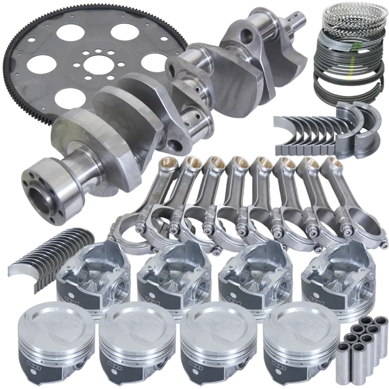 Eagle Chevy 350 1Pc 3.750In Crank 5.700In I-Beam Rod 4.040In Pistons 153 Tooth Fp Balanced Assembly 1