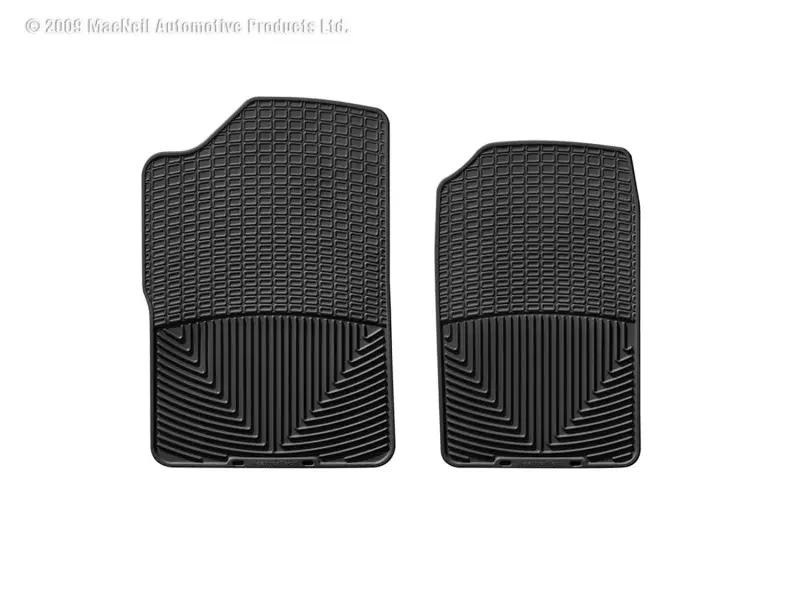 Weathertech 88-99 Gmc Sierra Extended Cab Front Rubber Mats - Black 2