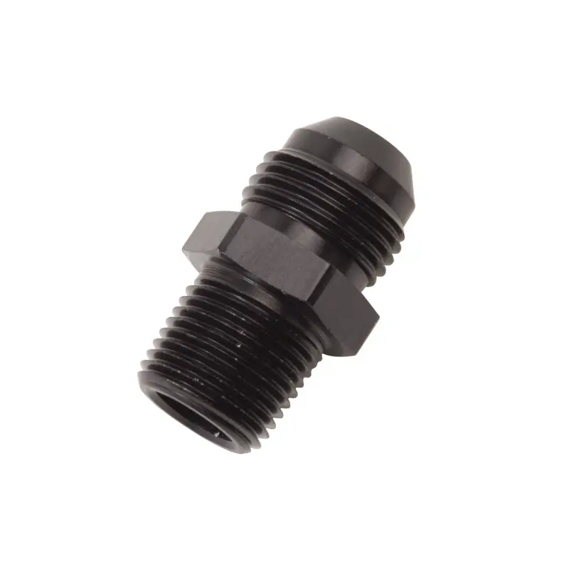 Russell Performance -6 An To 3/8In Npt Straight Flare To Pipe (Black) 1