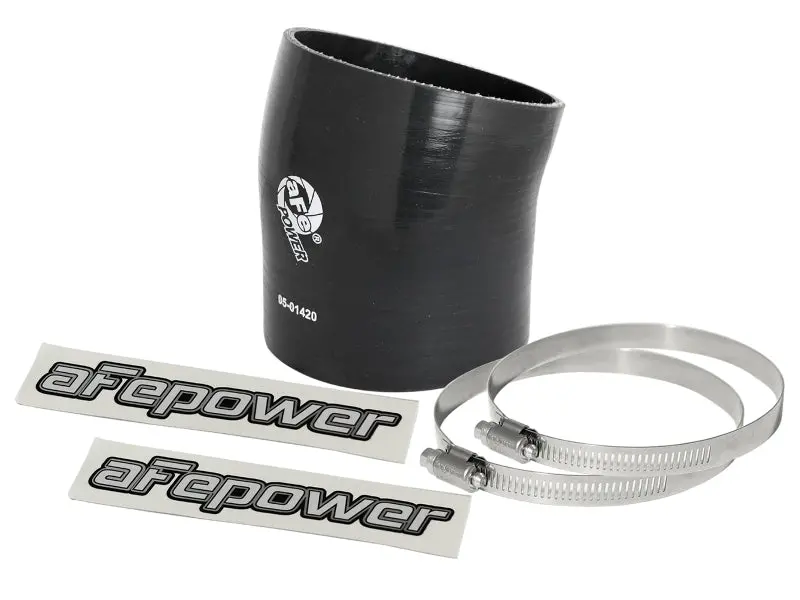 Afe Magnum Force Intake Coupling Kit (4-1/4 In Id To 3-7/8 In Id X 17 Deg.) Elbow Coupler - Black 1