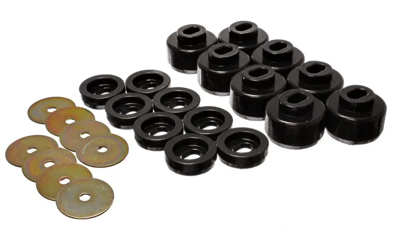 Energy Suspension 99-06 Silverado C1500/K1500/01-06 Silverado C2500/K2500 Black Body(Cab) Mount Set 1